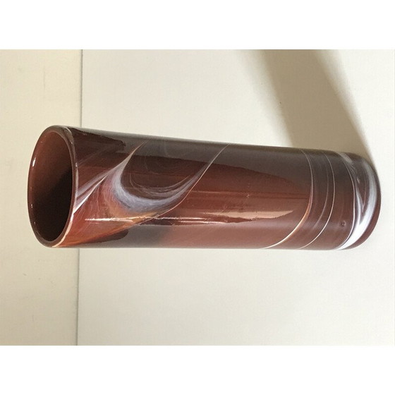 Image 1 of Vase aus Glas mit Paste und Schnecke von Maure Veil, 1960