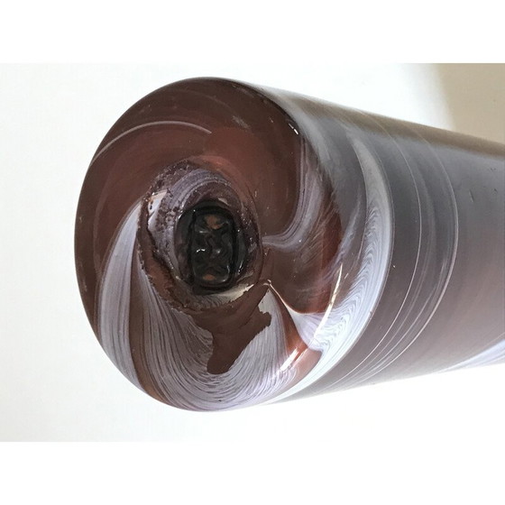 Image 1 of Vase aus Glas mit Paste und Schnecke von Maure Veil, 1960