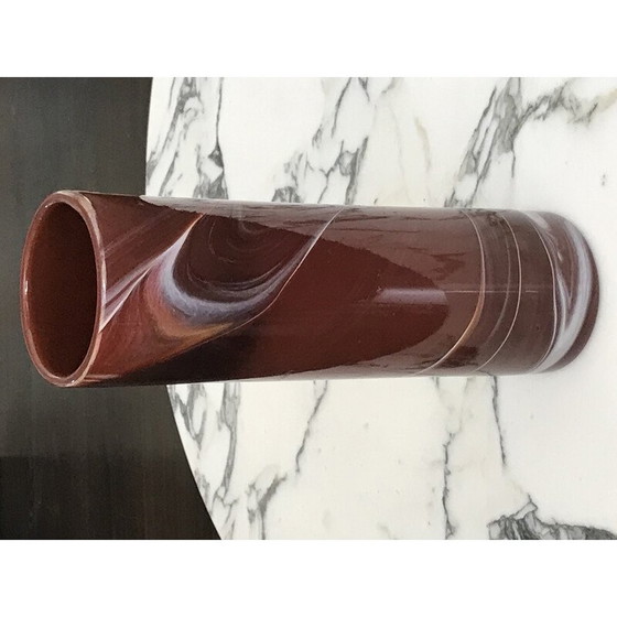 Image 1 of Vase aus Glas mit Paste und Schnecke von Maure Veil, 1960