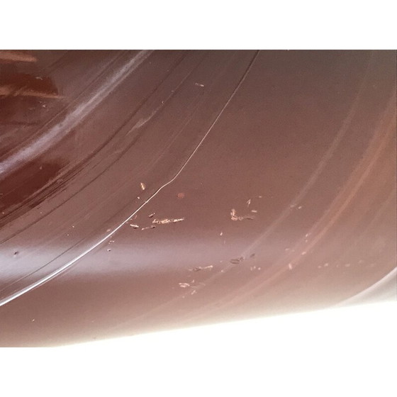 Image 1 of Vase aus Glas mit Paste und Schnecke von Maure Veil, 1960