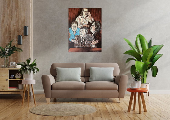 Image 1 of Moreno Pincas - Couples zeefdruk