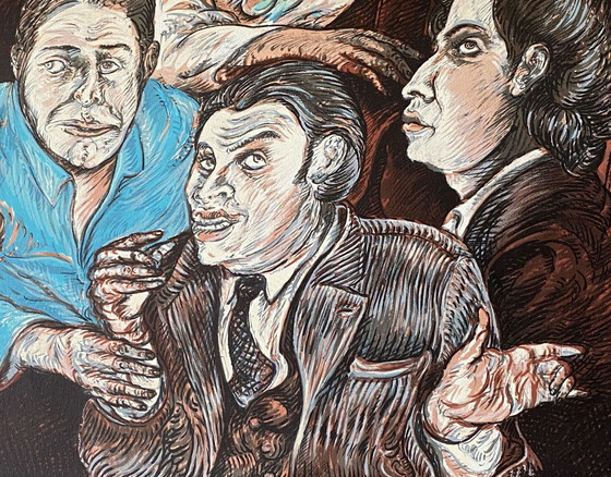 Image 1 of Moreno Pincas - Couples zeefdruk