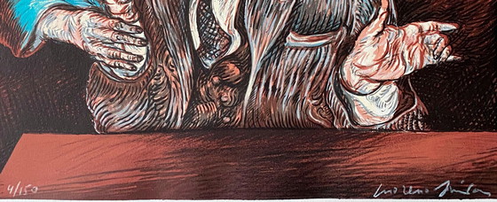 Image 1 of Moreno Pincas - Couples zeefdruk