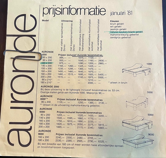 Image 1 of Auping Auronde Einzelbett Buche