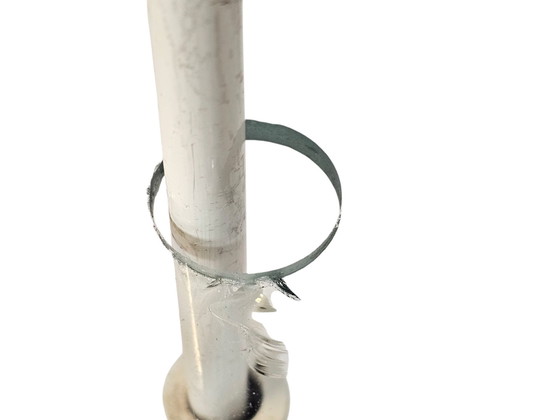 Image 1 of Design Beistelltisch - Eileen Gray Style - Metall - Glas - 80s