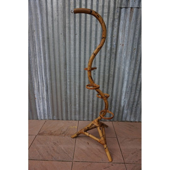 Image 1 of Vintage-Pflanzenständer aus Bambus von Rohe Noordwolde, 1960