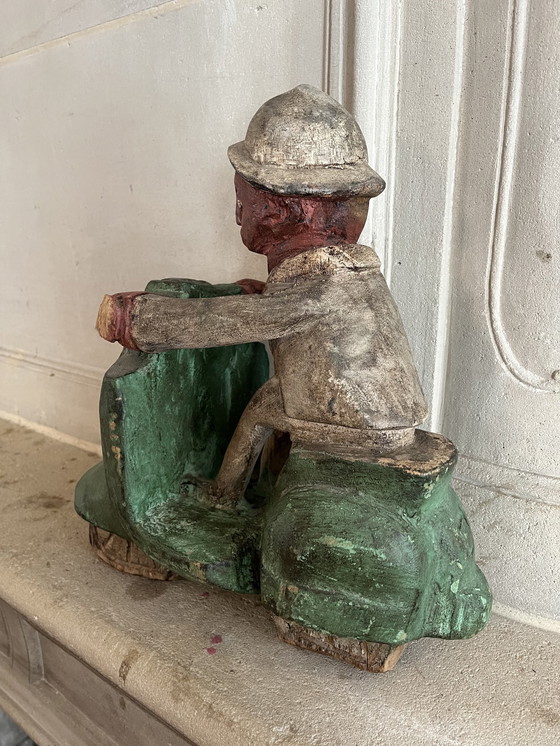 Image 1 of Vintage Holz Koloniale Statue