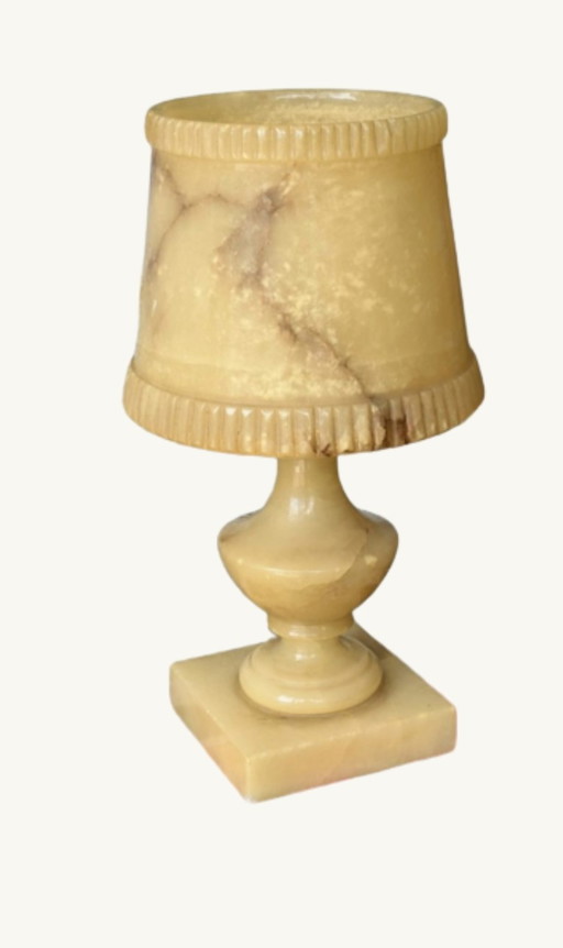 Herna Tischlampe aus Alabaster