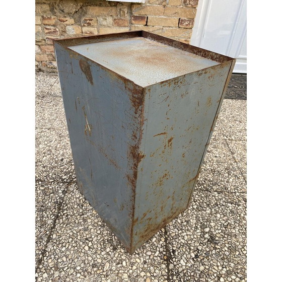 Image 1 of Vintage Nachttisch aus Metall, 1950