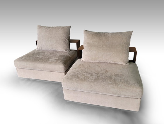 Image 1 of 2X Flexform Groundpiece 1-Sitz Sofa