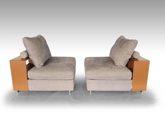 Image 1 of 2X Flexform Groundpiece 1-Sitz Sofa