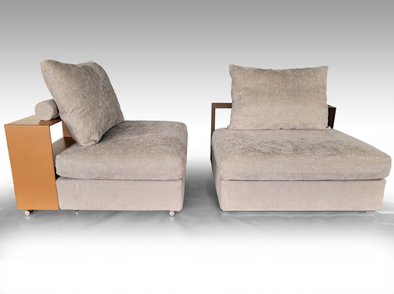 Image 1 of 2X Flexform Groundpiece 1-Sitz Sofa
