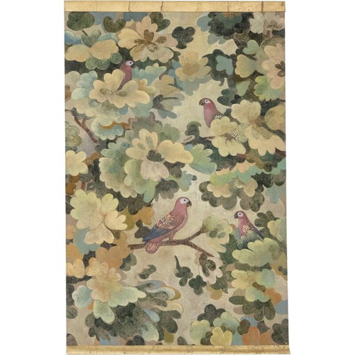 Dekoratives Paneel mit Vogelmotiven im Vintage-Stil