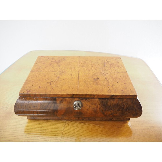 Image 1 of Vintage Holz-Schmuckkästchen Art Deco, Deutschland 1920