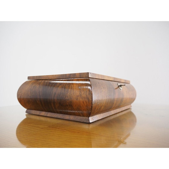 Image 1 of Vintage Holz-Schmuckkästchen Art Deco, Deutschland 1920