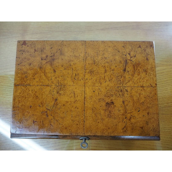 Image 1 of Vintage Holz-Schmuckkästchen Art Deco, Deutschland 1920