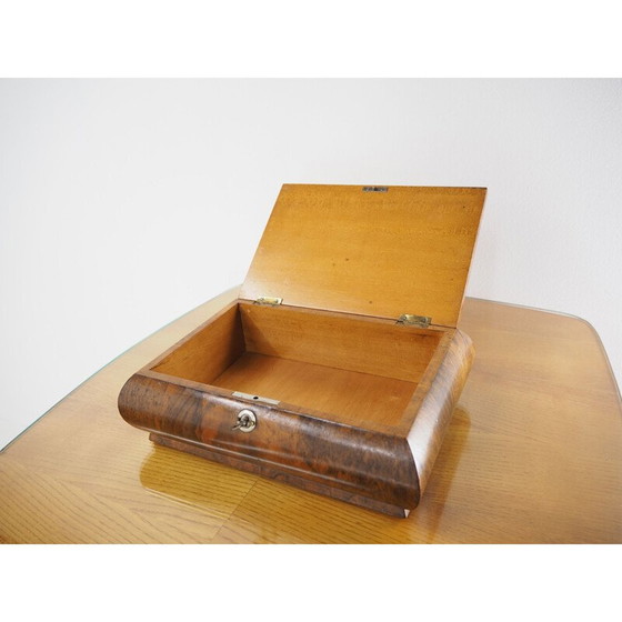 Image 1 of Vintage Holz-Schmuckkästchen Art Deco, Deutschland 1920
