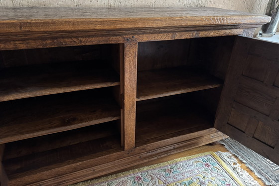 Image 1 of Brutalistischer Eichenschrank (Sideboard)