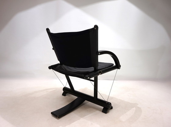 Image 1 of Weishäupl Werkstätten String Leather Lounge Chair, 1980