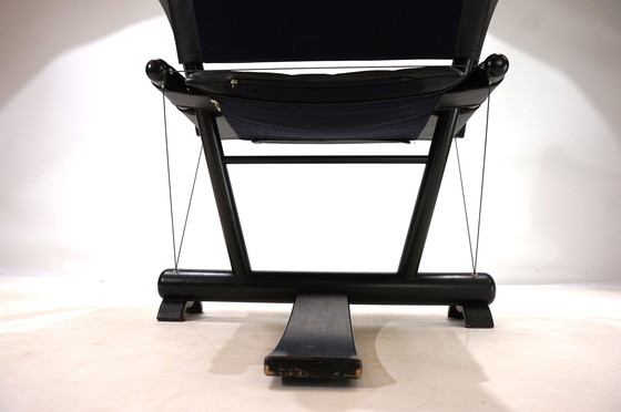 Image 1 of Weishäupl Werkstätten String Leather Lounge Chair, 1980