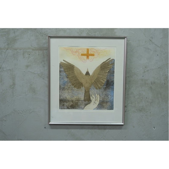 Image 1 of Alte Lithographie von Bertil Mauritzon, 1980-1982