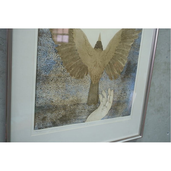 Image 1 of Alte Lithographie von Bertil Mauritzon, 1980-1982