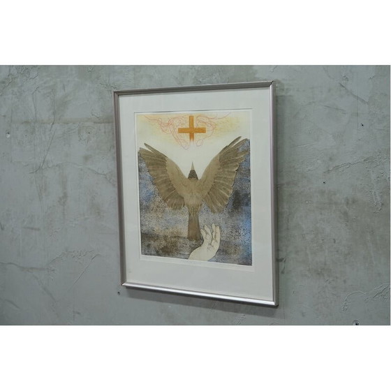 Image 1 of Alte Lithographie von Bertil Mauritzon, 1980-1982