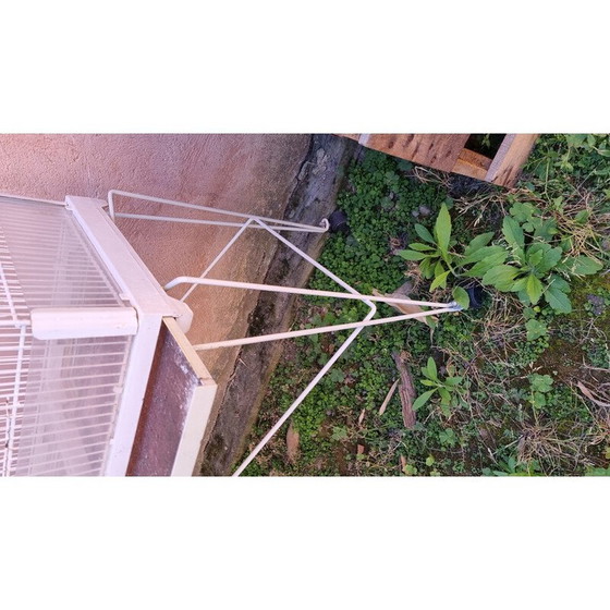 Image 1 of Voliere aus weißem Metall, 1950-1960