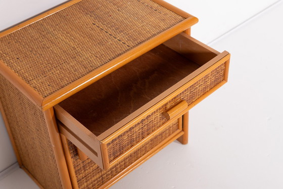 Image 1 of Vintage-Schrank aus Rattan und Weide