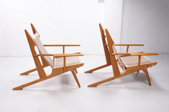 Image 1 of Martin Godsk Design Set Loungesessel entworfen und handgefertigt von Martin Godsk 1990 Dänemark