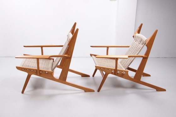 Image 1 of Martin Godsk Design Set Loungesessel entworfen und handgefertigt von Martin Godsk 1990 Dänemark