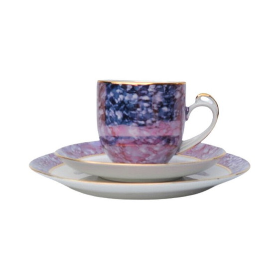 Image 1 of Frühstücksgeschirr aus Marmor für Victoria Tableware, Tschechoslowakei 1980