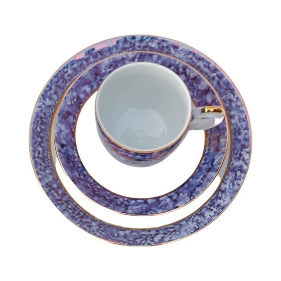 Image 1 of Frühstücksgeschirr aus Marmor für Victoria Tableware, Tschechoslowakei 1980