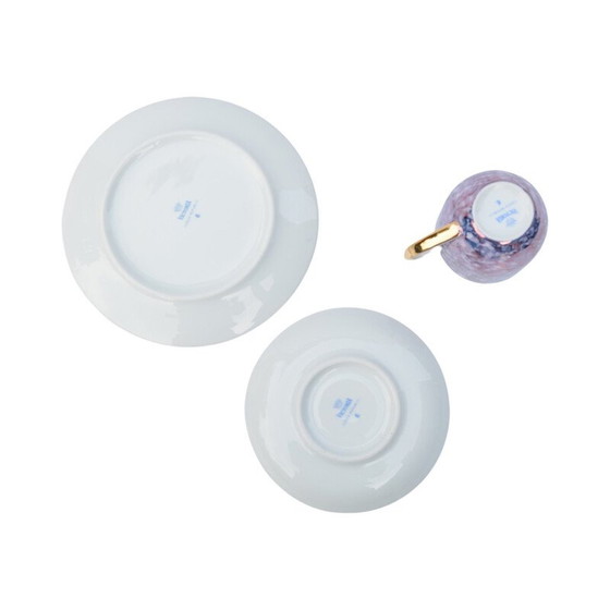 Image 1 of Frühstücksgeschirr aus Marmor für Victoria Tableware, Tschechoslowakei 1980