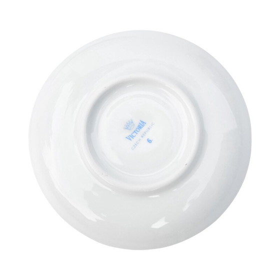 Image 1 of Frühstücksgeschirr aus Marmor für Victoria Tableware, Tschechoslowakei 1980