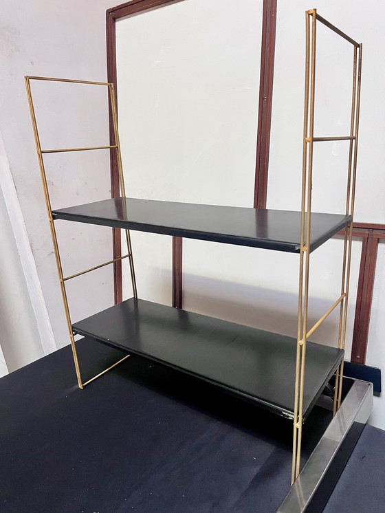 Image 1 of String Regal Aus Messing Und Metall, 1960er Jahre.