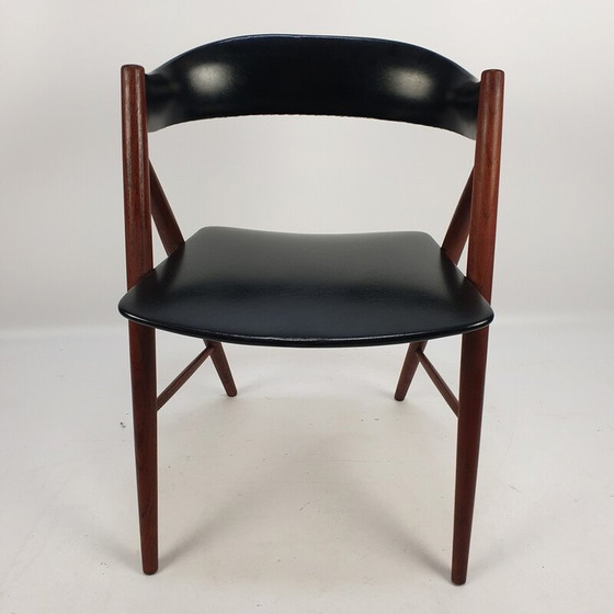 Image 1 of Mid Century Dänischer Sessel aus Teakholz mit Polsterung, 1960er Jahre