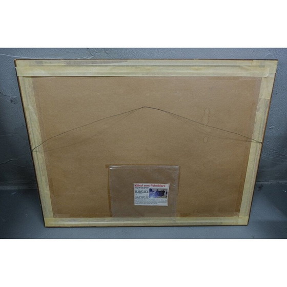 Image 1 of Abstrakte Lithografie von Gosta Lindqvist, 1954