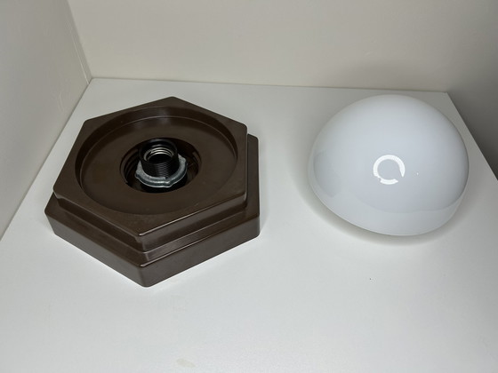 Image 1 of Ove - Lampe - Glas - Space Age Deckenleuchte