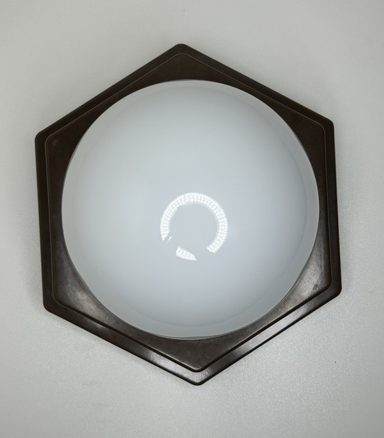 Image 1 of Ove - Lampe - Glas - Space Age Deckenleuchte