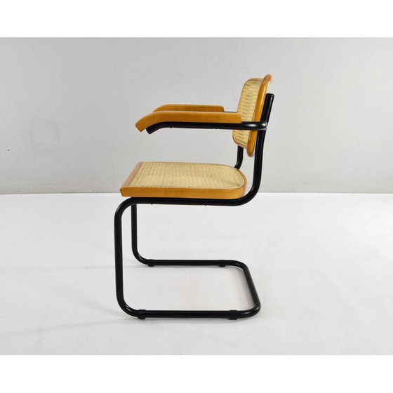 Image 1 of Vintage-Stuhl Modell B64 aus Buchenholz von Marcel Breuer, Italien 1970
