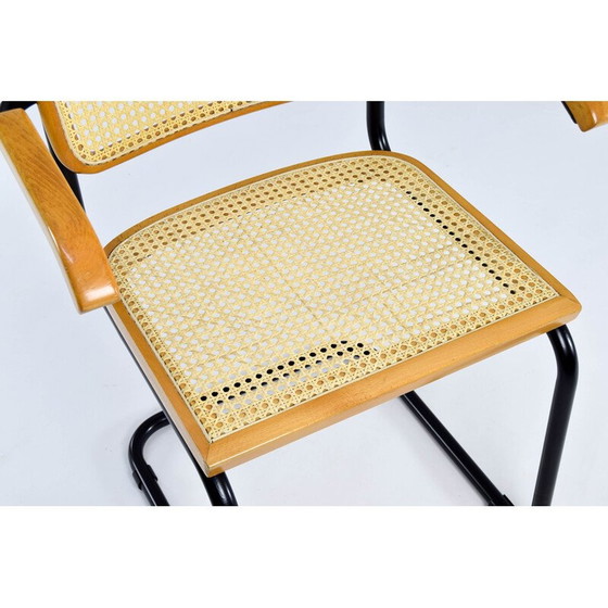 Image 1 of Vintage-Stuhl Modell B64 aus Buchenholz von Marcel Breuer, Italien 1970