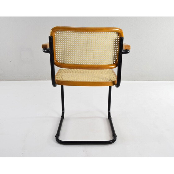 Image 1 of Vintage-Stuhl Modell B64 aus Buchenholz von Marcel Breuer, Italien 1970