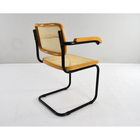 Image 1 of Vintage-Stuhl Modell B64 aus Buchenholz von Marcel Breuer, Italien 1970