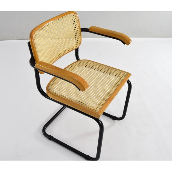 Image 1 of Vintage-Stuhl Modell B64 aus Buchenholz von Marcel Breuer, Italien 1970