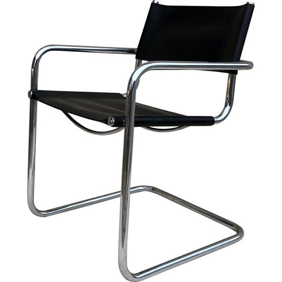 Image 1 of Vintage-Sessel aus Rohr und Leder von Marcel Breuer