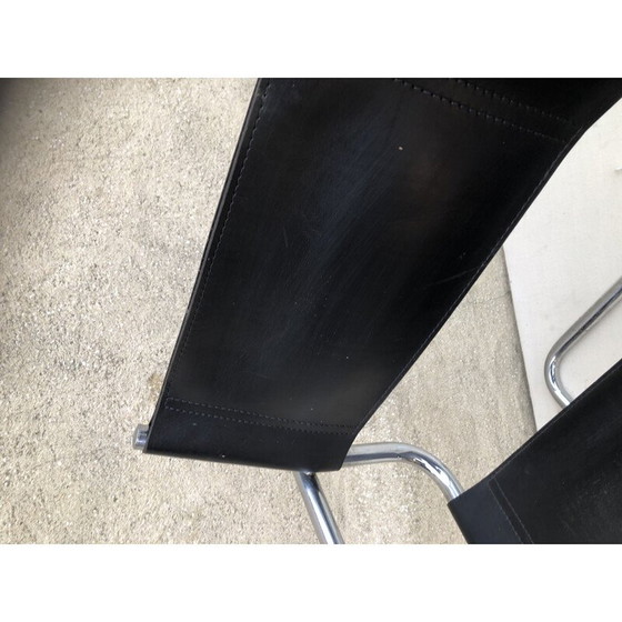 Image 1 of Vintage-Sessel aus Rohr und Leder von Marcel Breuer