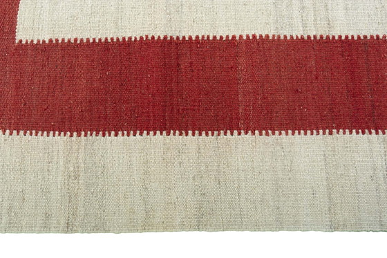 Image 1 of Handgewebter Designer Kelim Fars - 193 X 125 Cm (Neu) - Minimalistische Eleganz