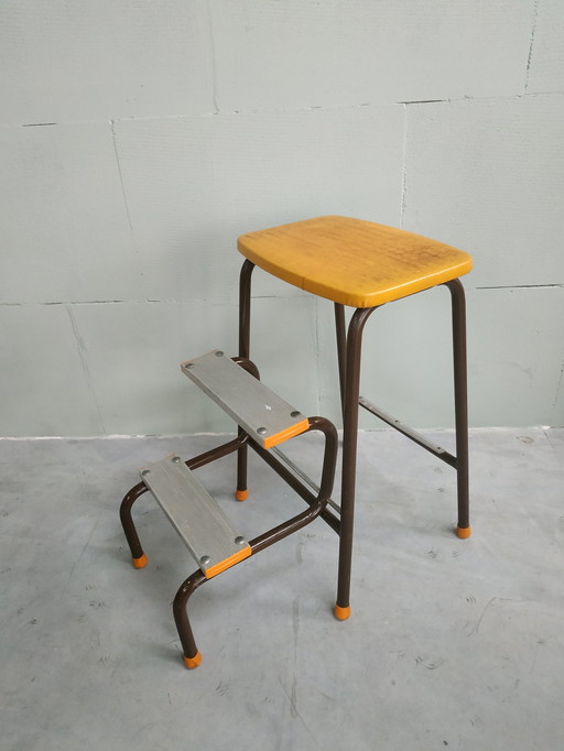 Vintage 80 Ies Brabantia Küche Schritte Hocker Stuhl