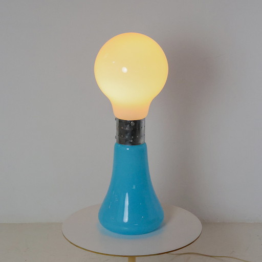 Blaue Birillo-Lampe aus der Raumfahrt